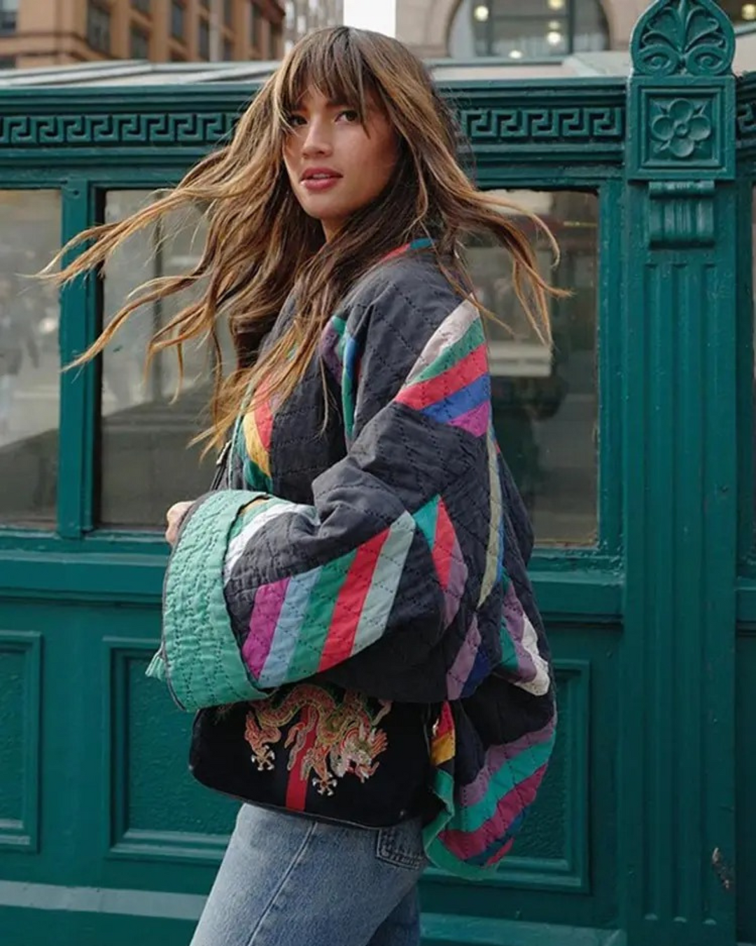 Veste matelassée oversize pour femmes