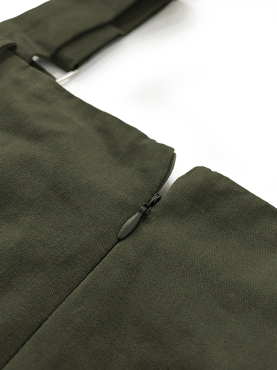 Salopette avec ceinture, à jambes larges, sans manches, à fines bretelles, couleur unie