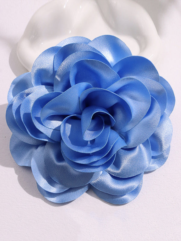 Broche à fleurs en 3D