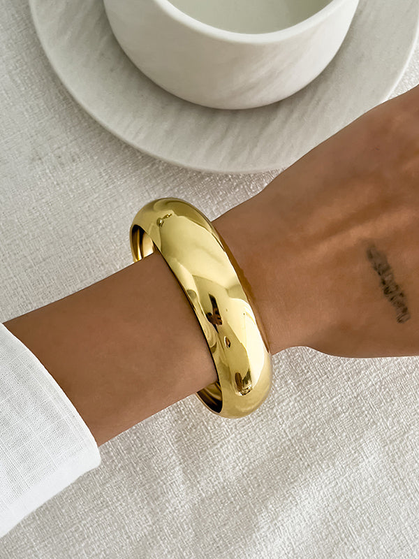 Bracelet géométrique brillant