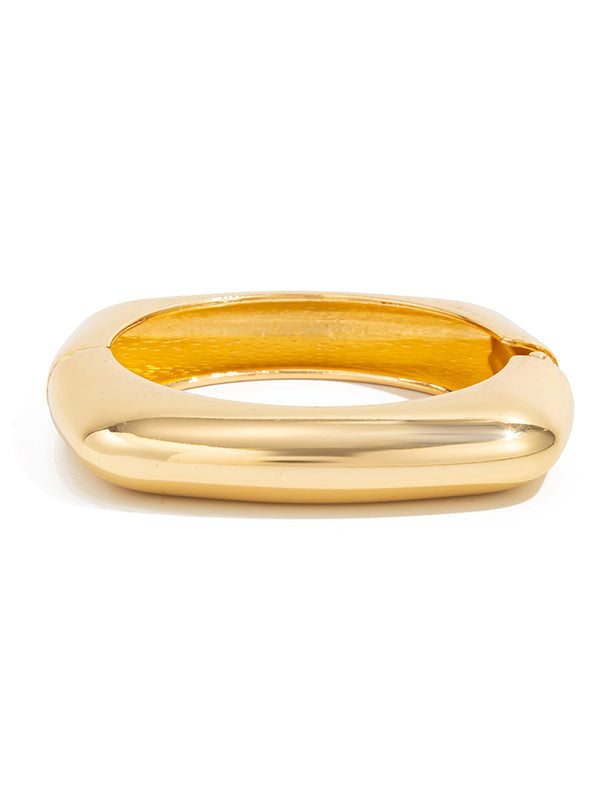 Bracelet géométrique à coupe irrégulière