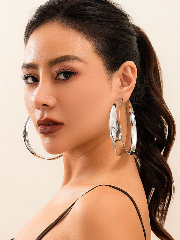 Boucles d'oreilles pendantes géométriques