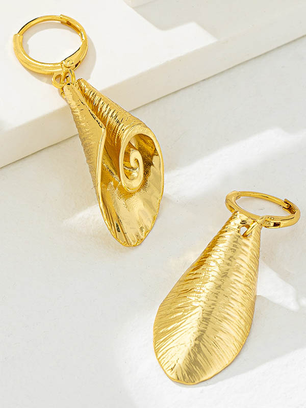 Boucles d'oreilles pendantes géométriques normcore