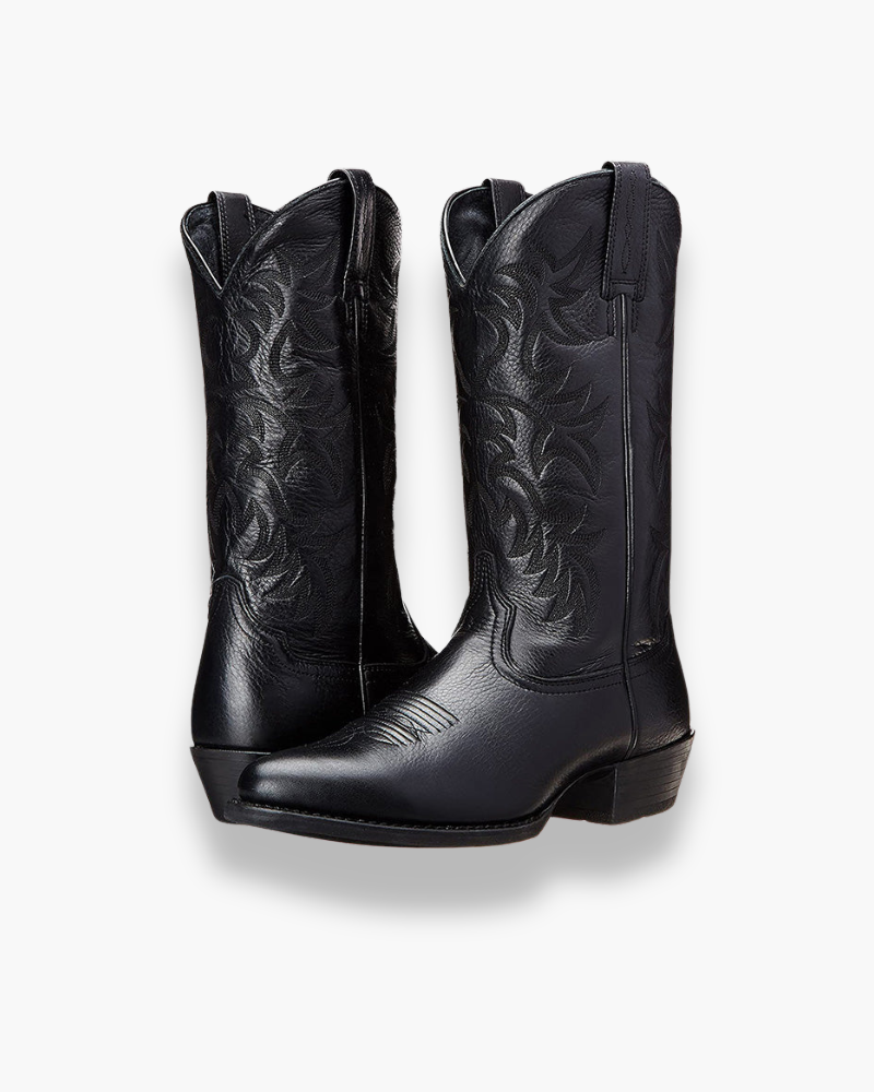 Bottes de Cowboy Élégantes pour Femmes | Bottes Western Noires