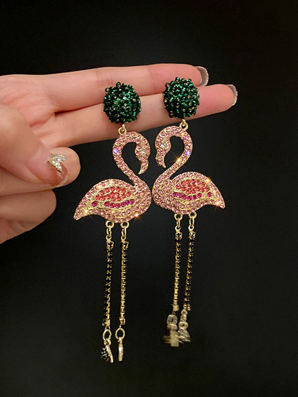 Boucles d'oreilles tendance, en forme d'animal