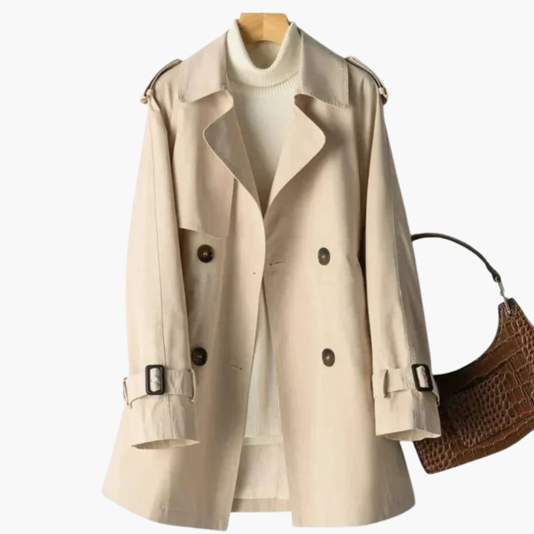 Trench-coat double boutonnage pour femmes