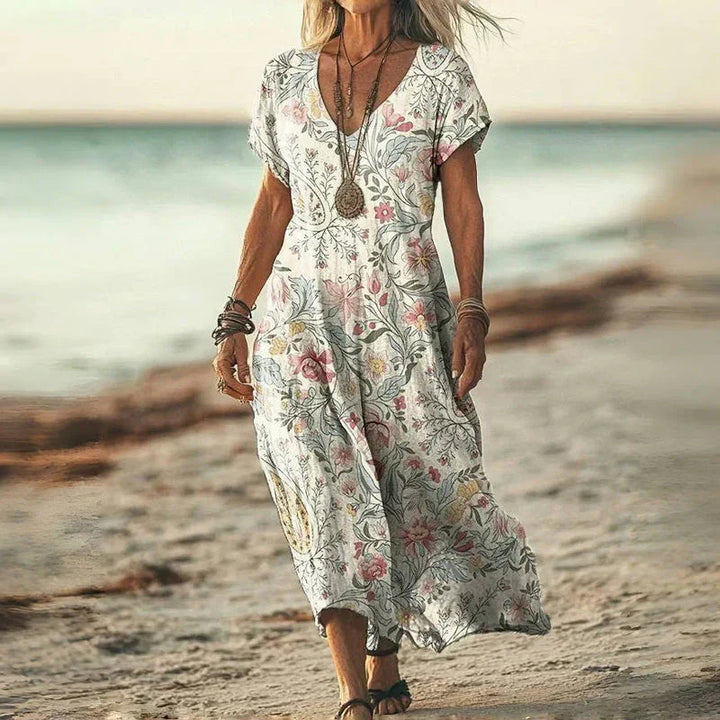 MAYLORA™ | Robe maxi tie-dye décontractée