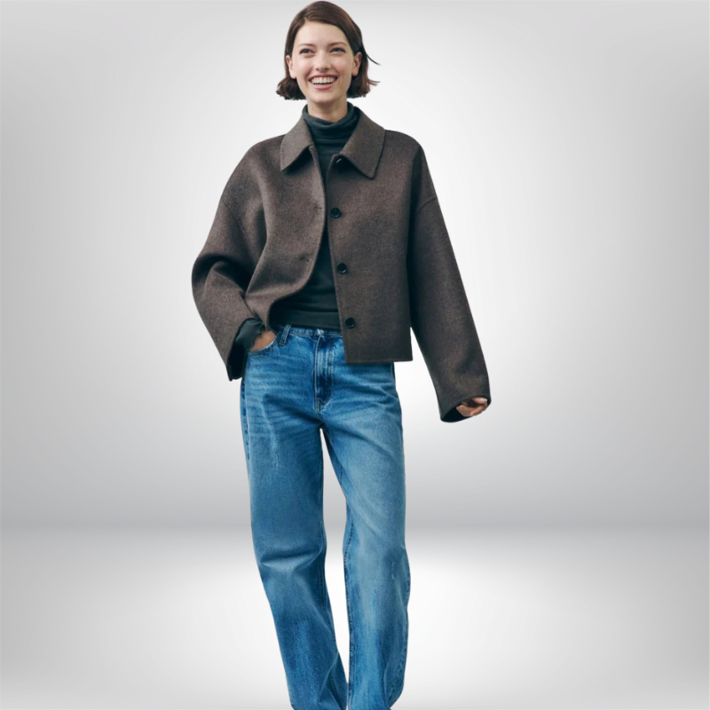 Veste de transition pour femmes courte | Élégante Oversized
