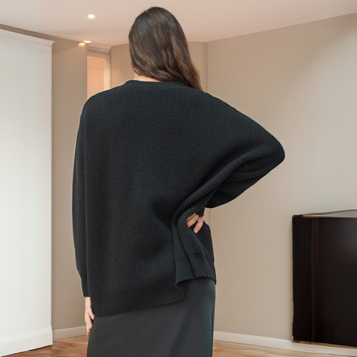 Cardigan Femme Oversize Côtelé | Détente Long