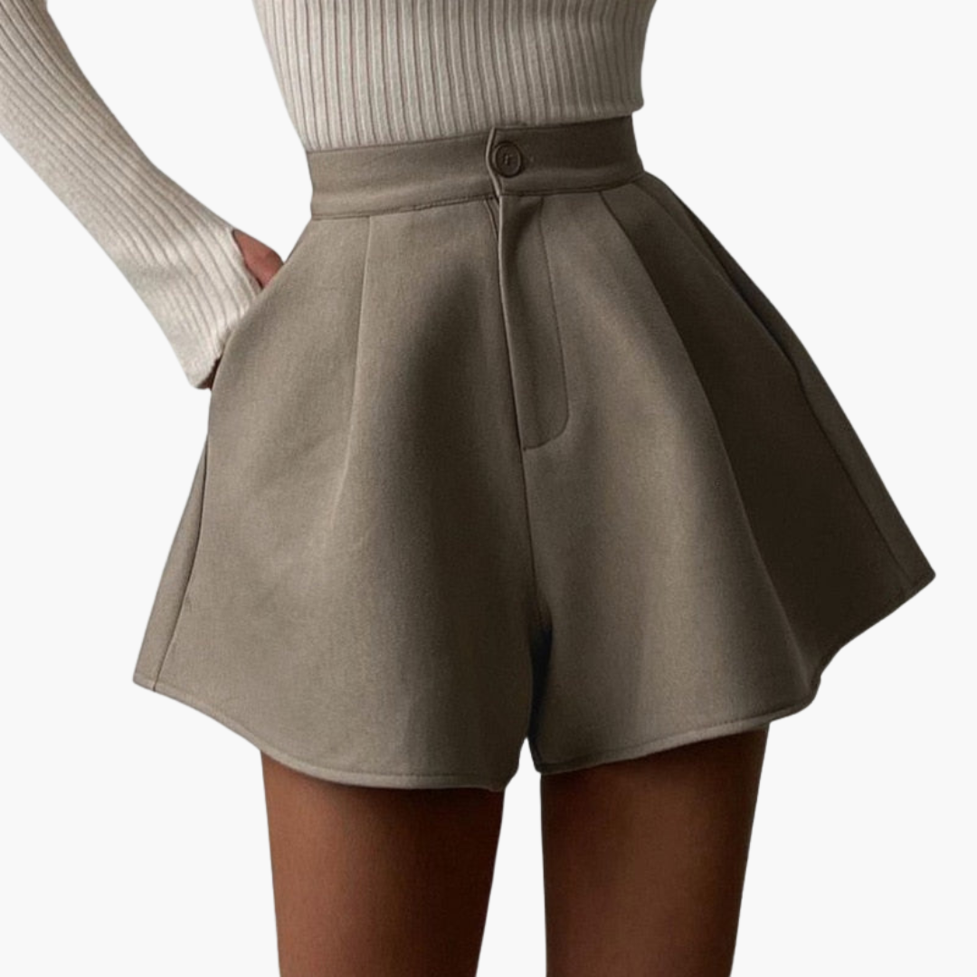 Shorts plissés à coupe large - Chic d'été pour femmes