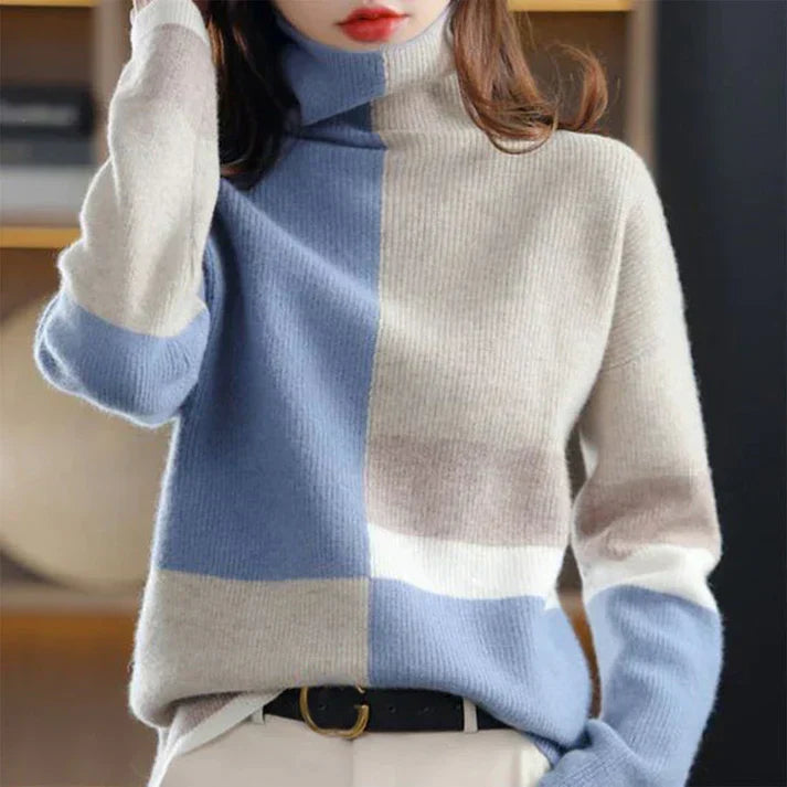 Riley - pull à col roulé classique pour femmes