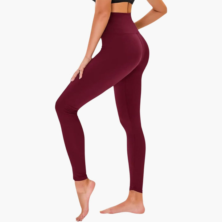 Leggings pour femmes avec motif léopard et taille haute en matière extensible