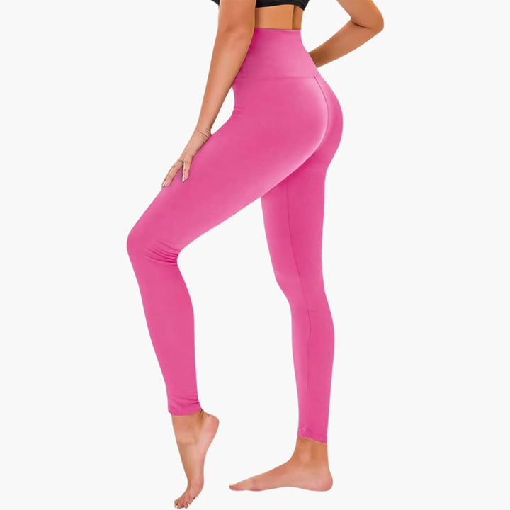Leggings pour femmes avec motif léopard et taille haute en matière extensible