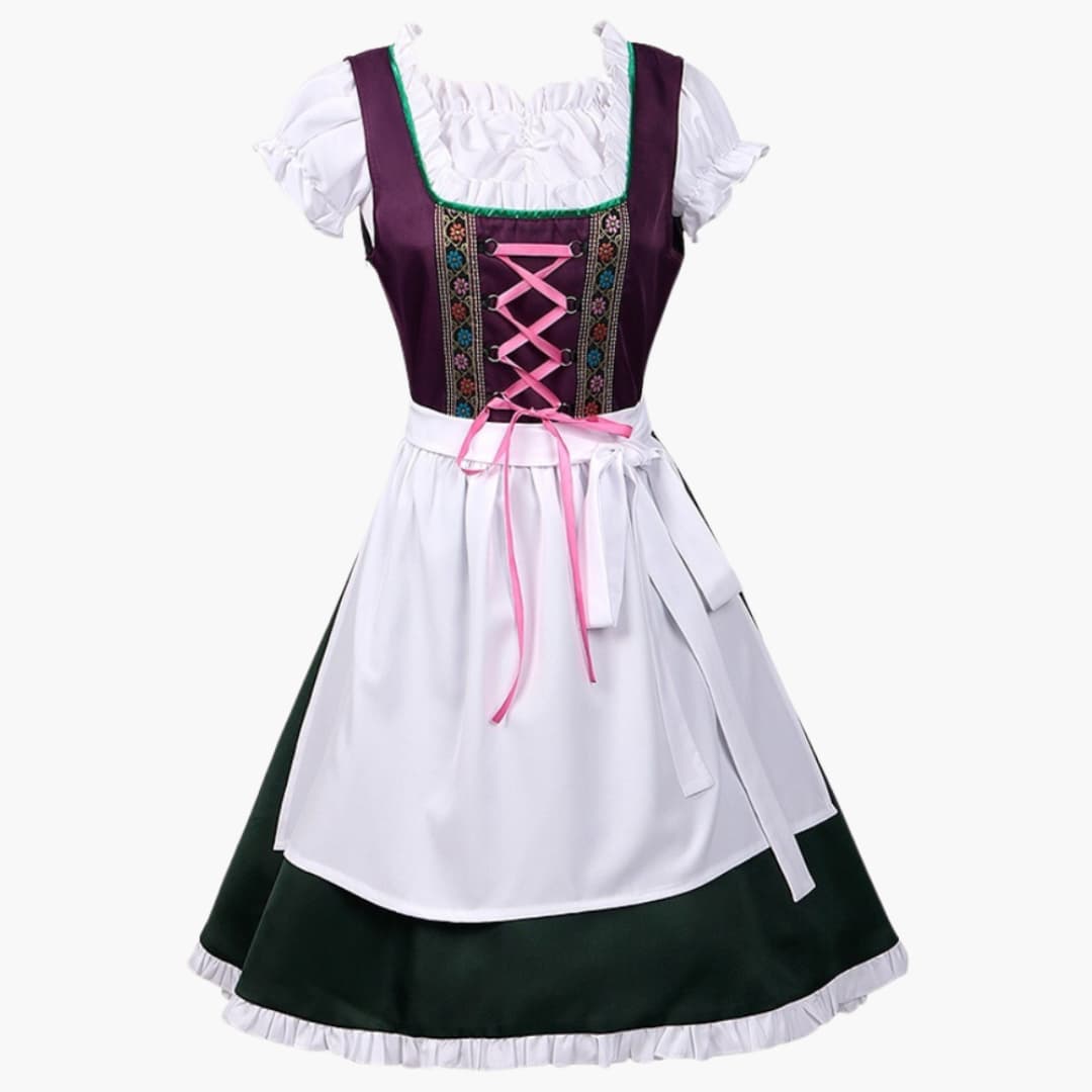 Robe dirndl festive pour femmes - Oktoberfest 2025