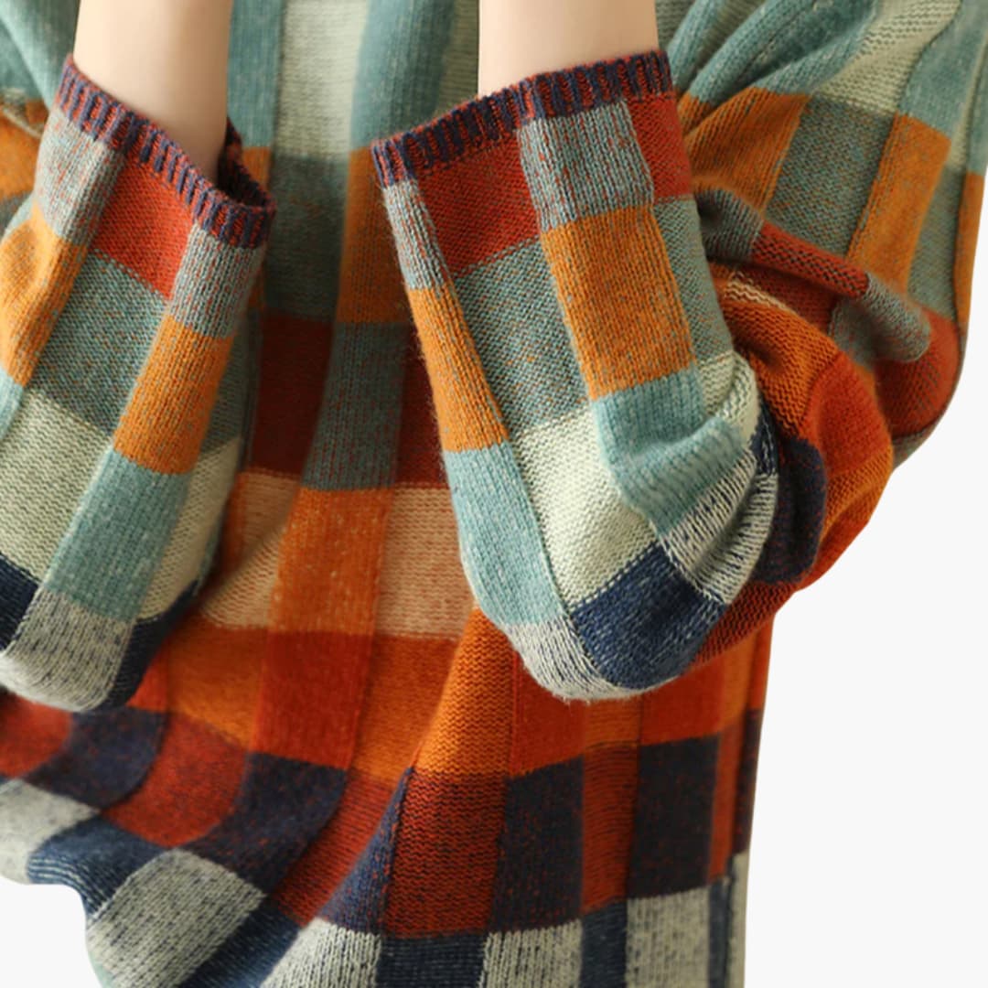Pull en maille à col roulé pour femmes