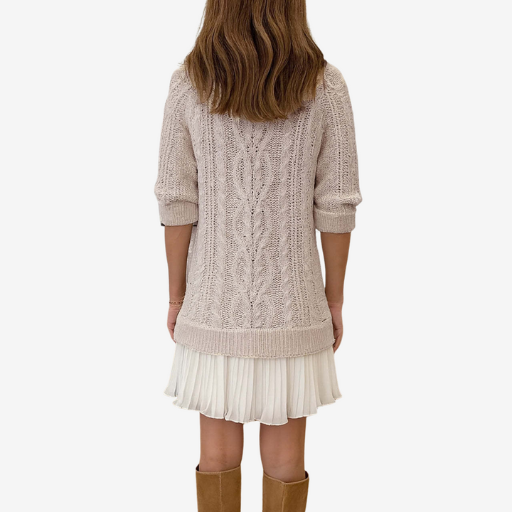 Trivora™ - Robe en Tricot Élégante et Chaude