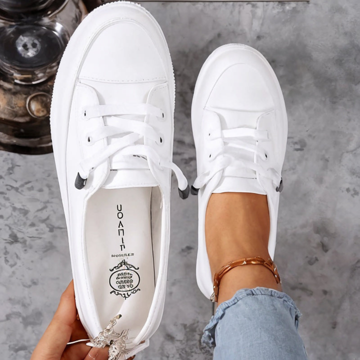 Christa | Baskets minimalistes à lacets pour femmes