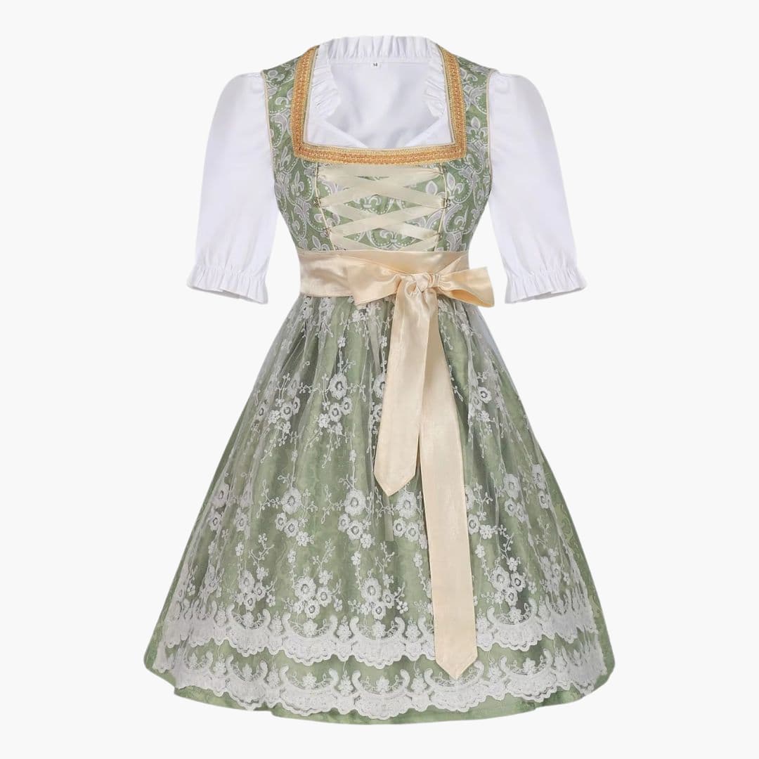 Robe Dirndl à corsage pour femmes - Oktoberfest 2025