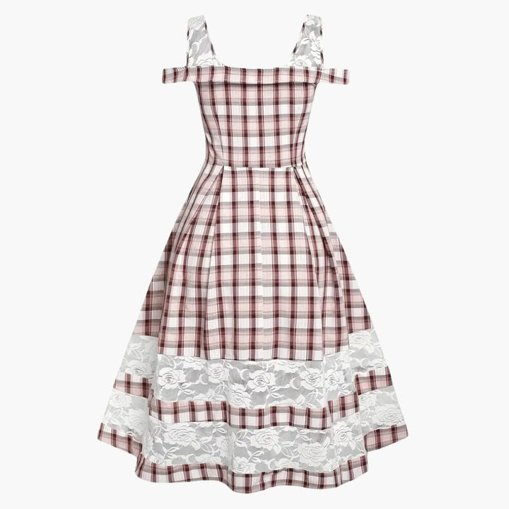 Robe Dirndl à bretelles en dentelle pour femmes - Oktoberfest 2025