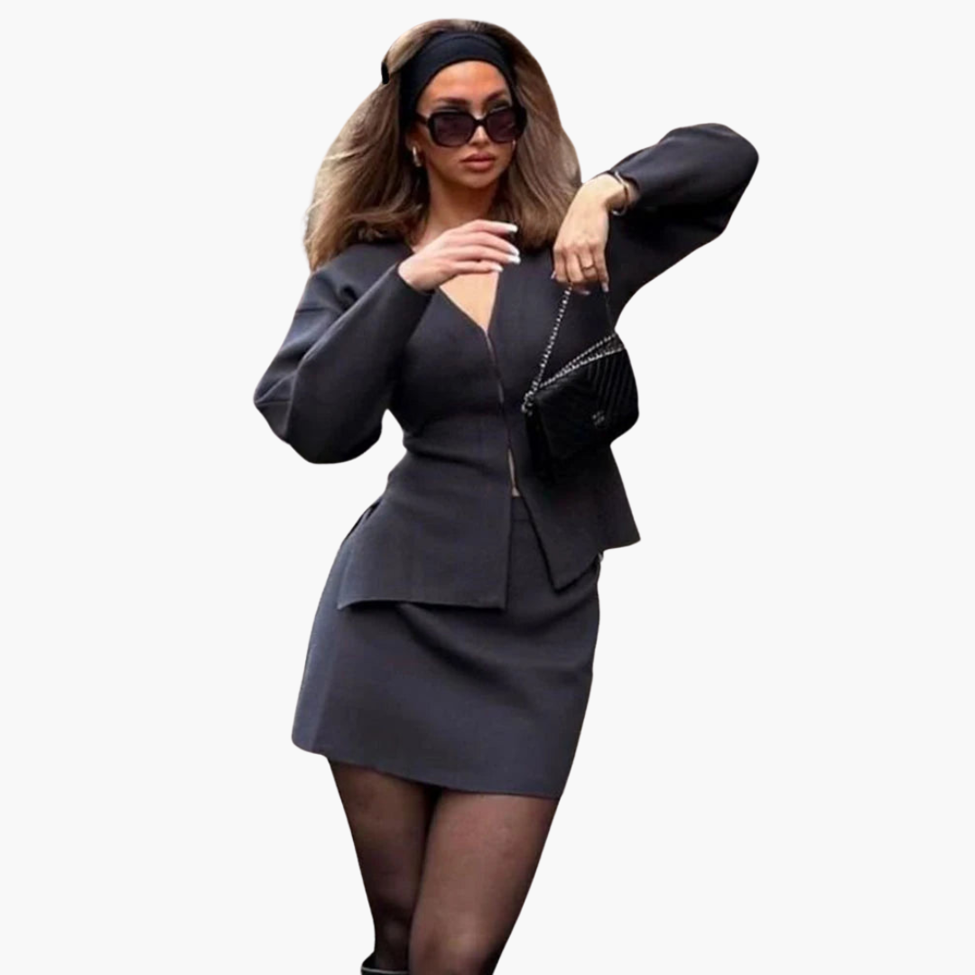 Ensemble tricoté pour femmes – élégant et à la mode
