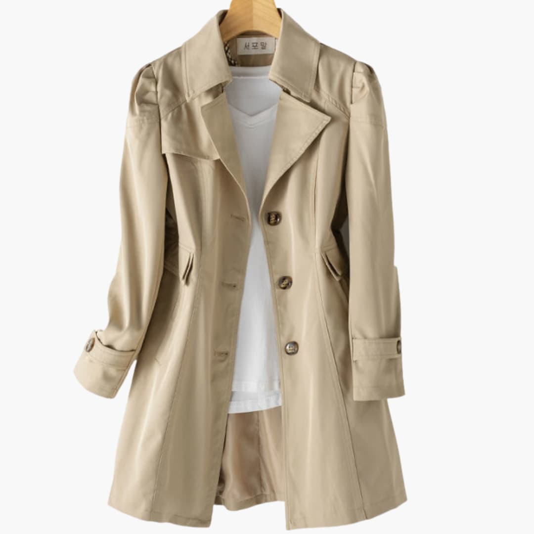Trench-coat à capuche pour femmes