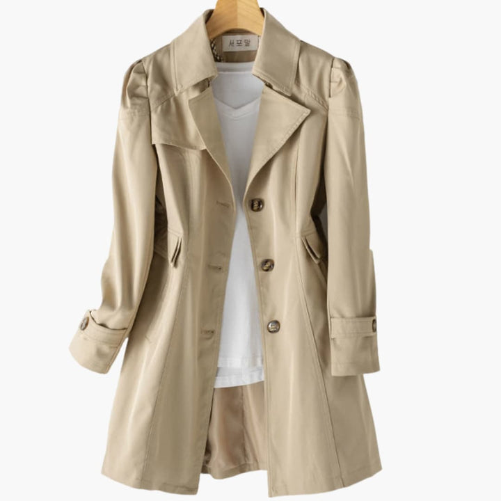 Trench-coat à capuche pour femmes