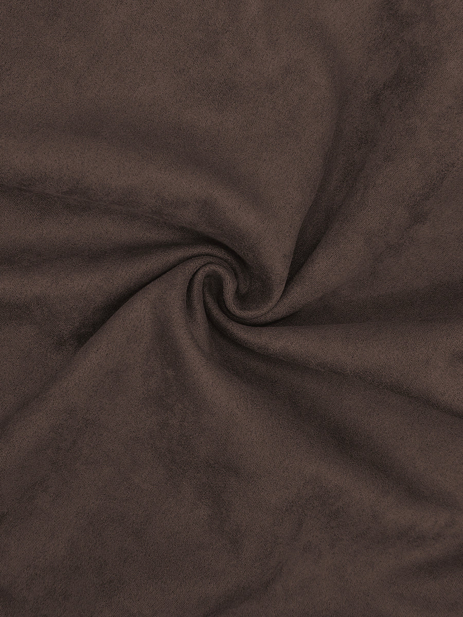 Veste courte à fermeture éclair, à taille élastique, à manches longues, à col rond, couleur unie