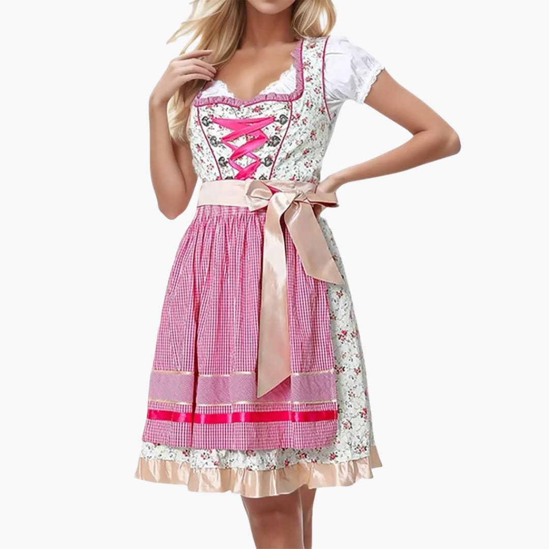 Robe dirndl classique pour femmes - Oktoberfest 2025