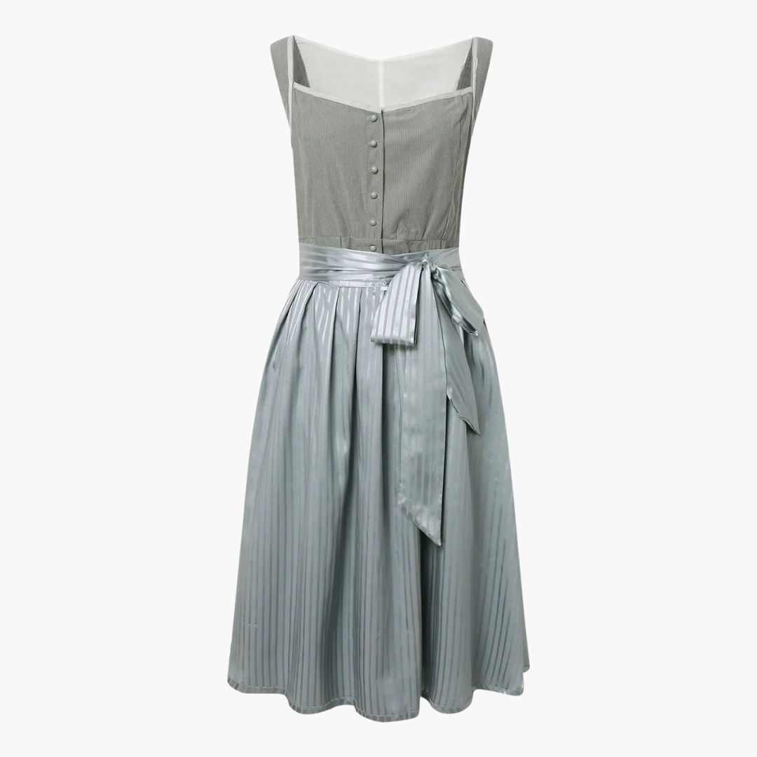Robe dirndl à manches en dentelle pour femmes - Oktoberfest 2025