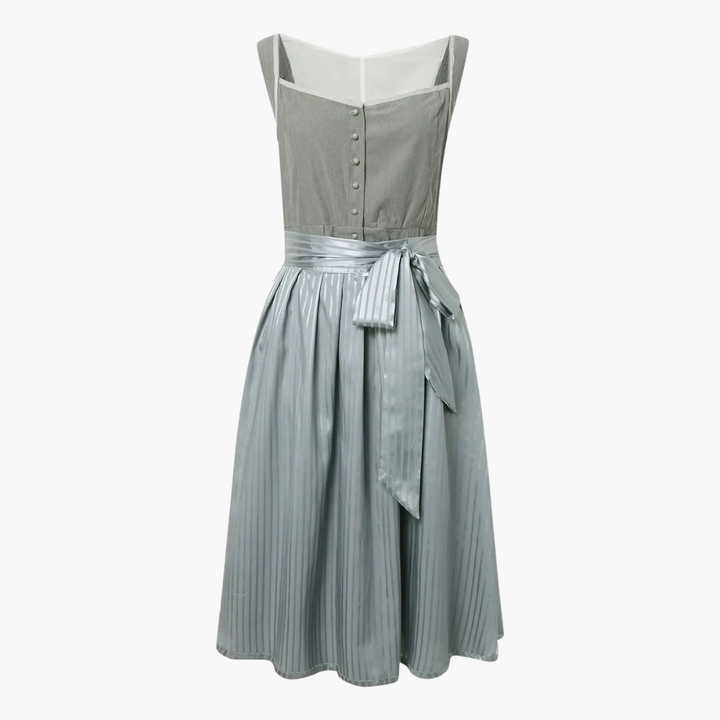 Robe dirndl à manches en dentelle pour femmes - Oktoberfest 2025
