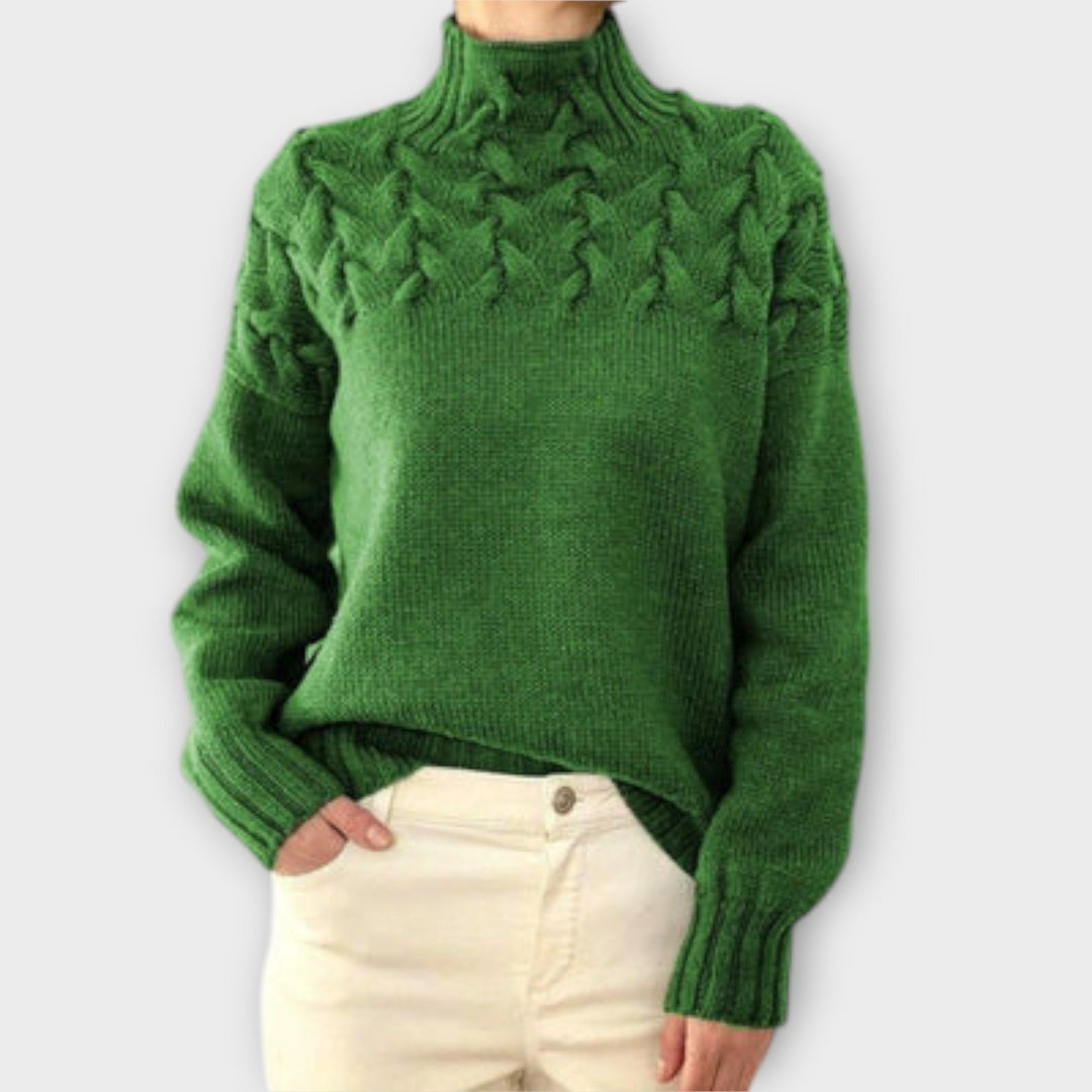 Julia | Pull en tricot torsadé pour femmes élégant et confortable