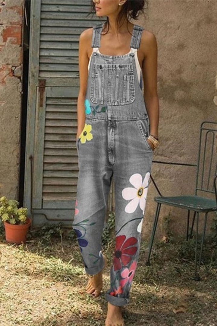 Celestia - Salopette en denim sans manches