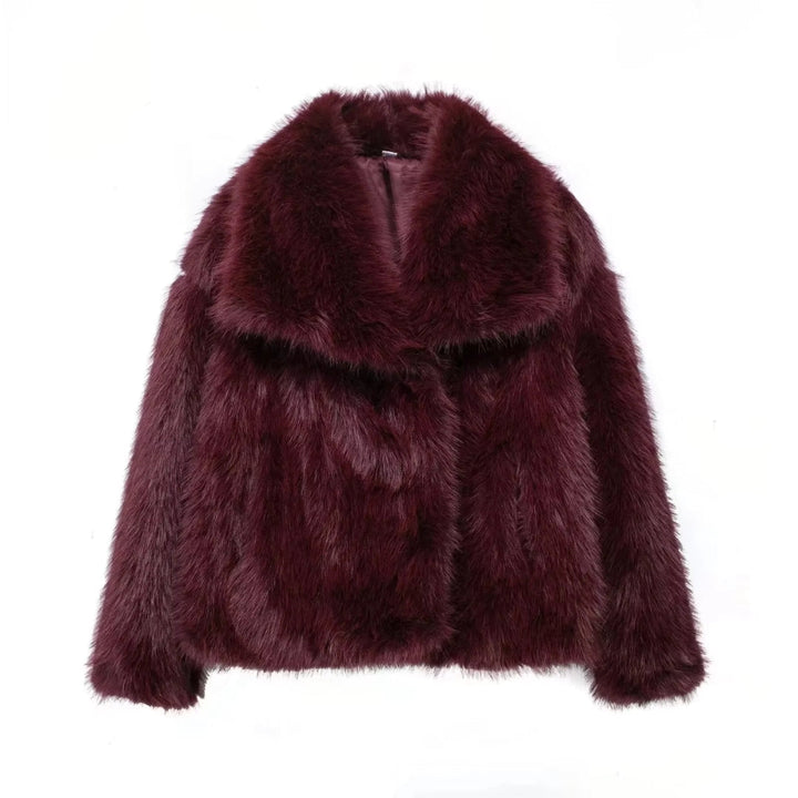Valeria | Manteau luxueux en fausse fourrure douce pour femmes