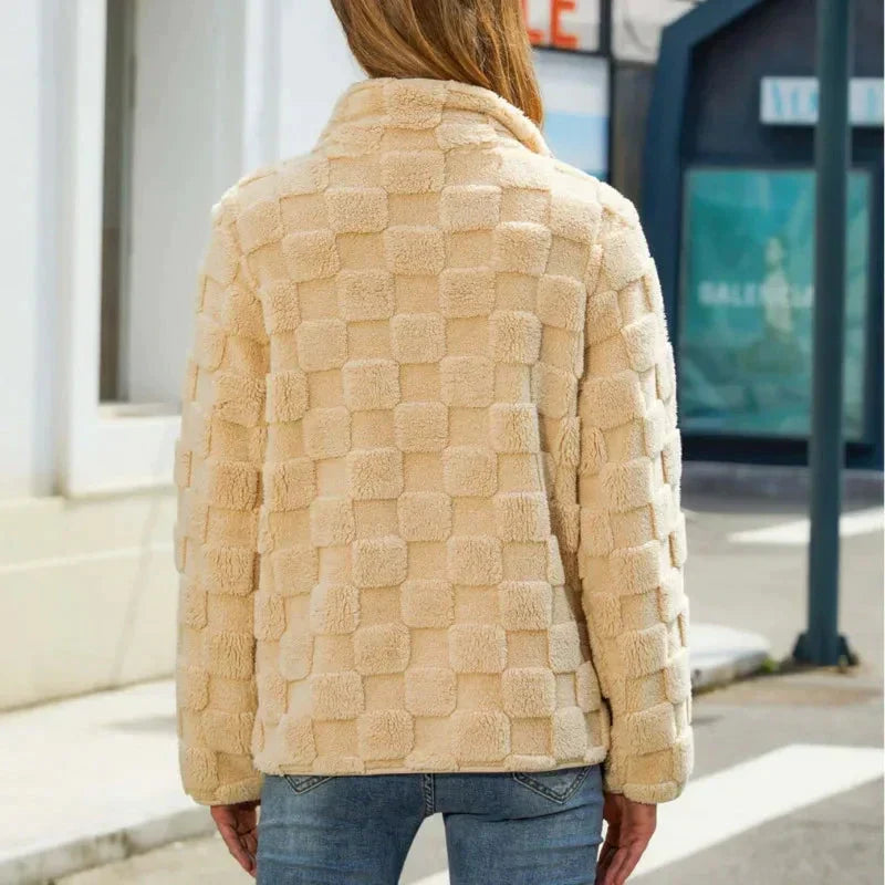 Valentine - Veste d'hiver à carreaux pour femmes