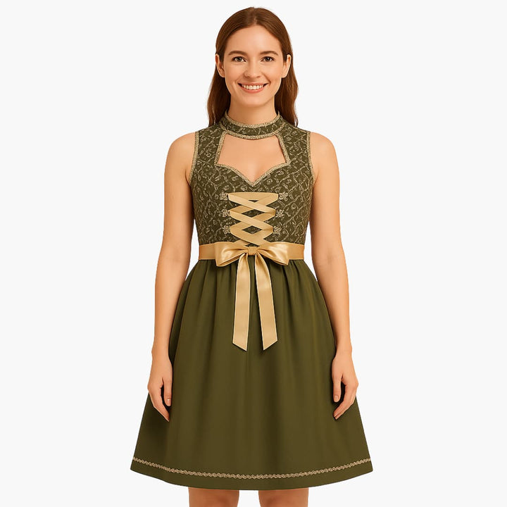 Dirndl avec tablier pour femmes - Oktoberfest 2025