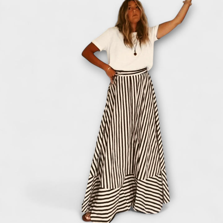 Robe maxi avec t-shirt à volants de Nuit Enchantée