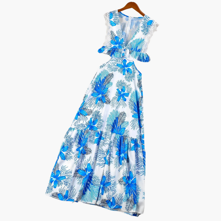 Robe Maxi en Dentelle Tendance - Robe de Soirée Élégante pour Femmes