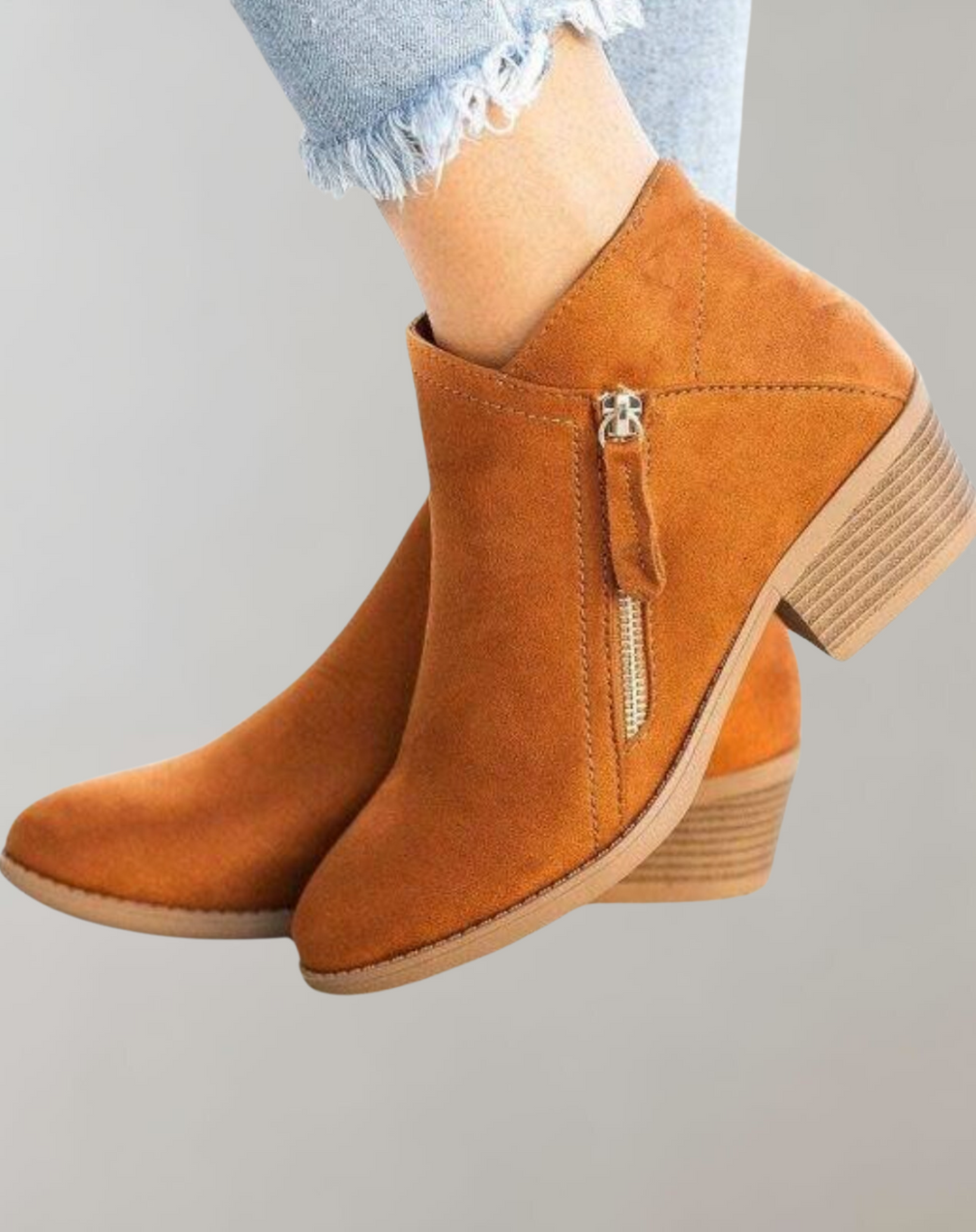 Shadi | Bottes en cuir orthopédique pour femmes