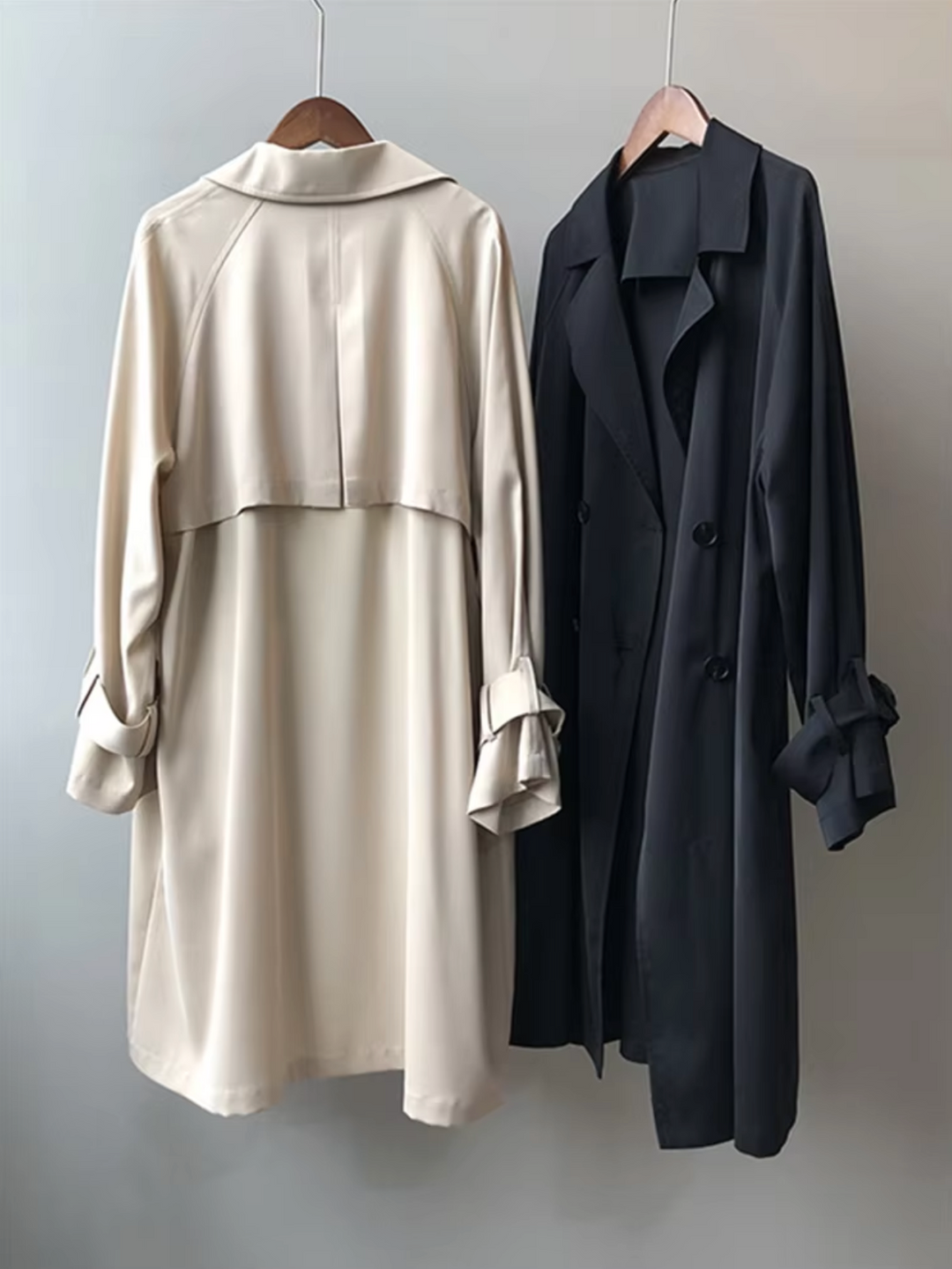 Manteau Trench Long Imperméable pour Femmes | Décontracté