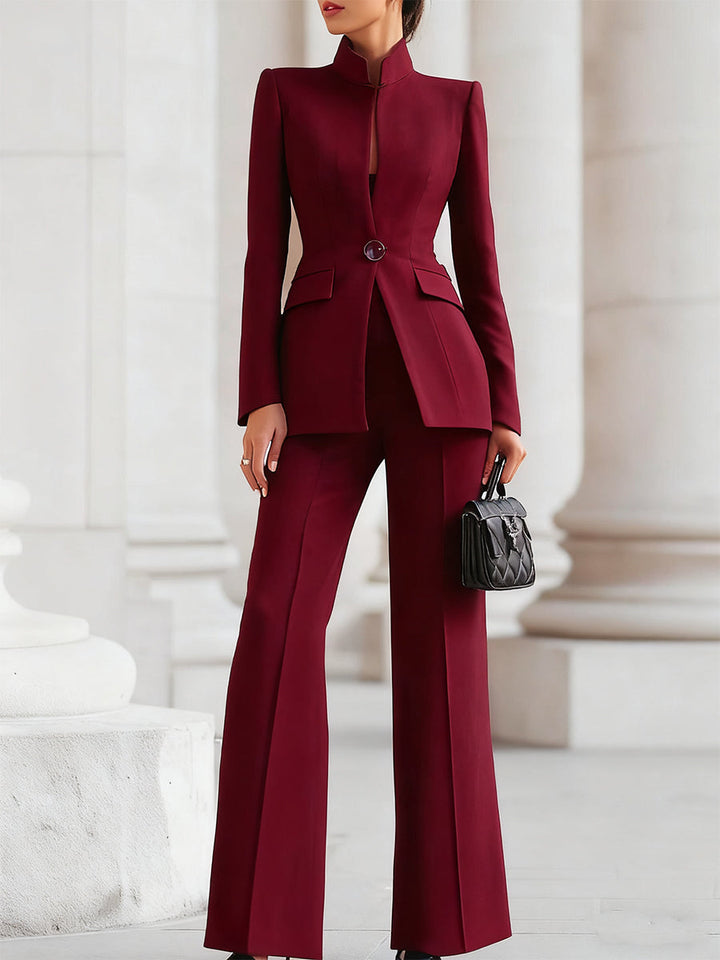 Franziska | Veste Sur-Mesure pour Femmes Ensemble Pantalon Large