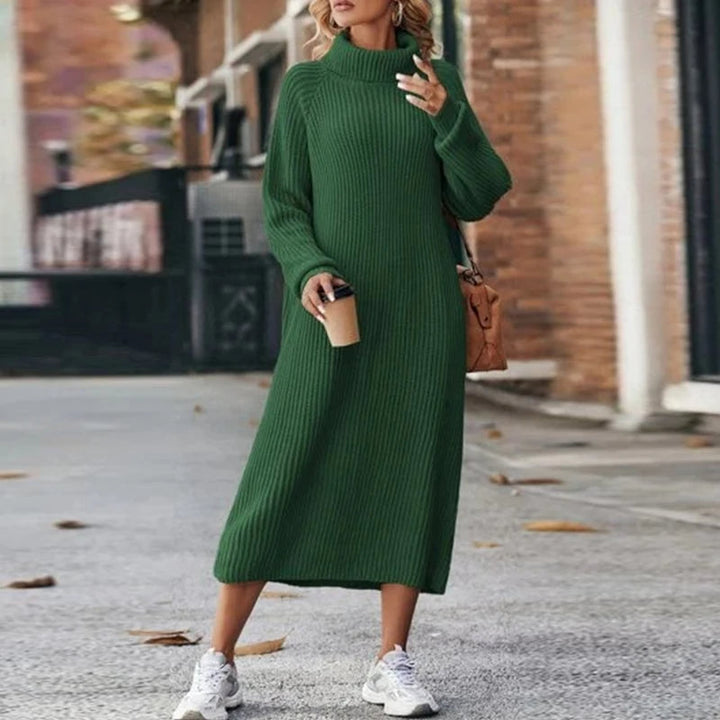 Dina | Robe tricotée longue pour femmes moderne et élégante