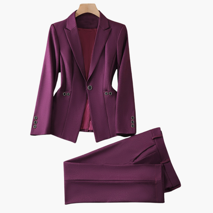 Ensemble de blazer élégant pour femmes avec pantalon - Design classique