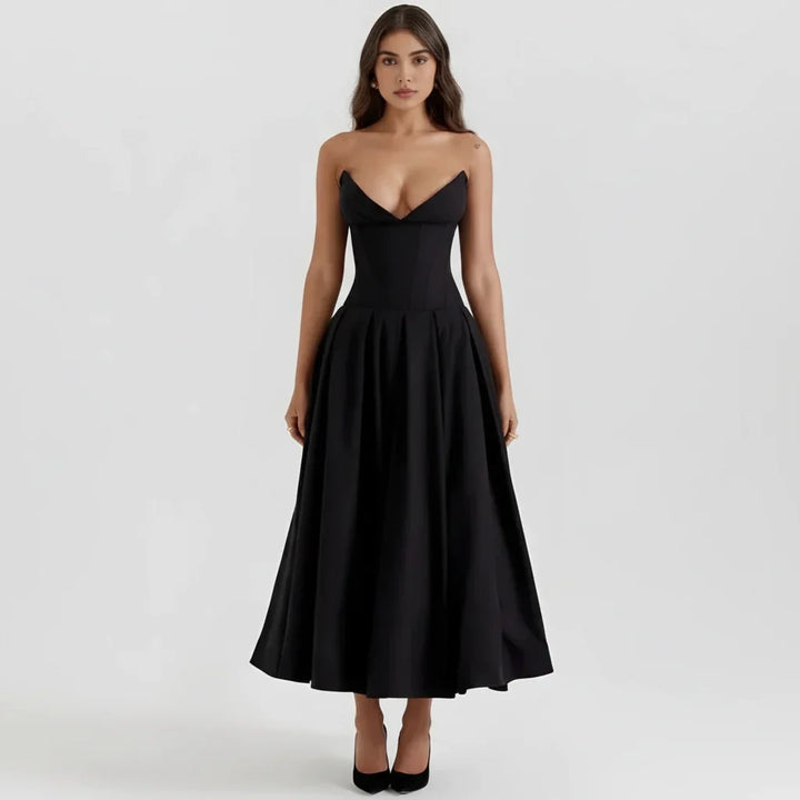 Larissa | Robe Midi Corset Femme pour Occasions Spéciales – Corset Midi Élégant 2026