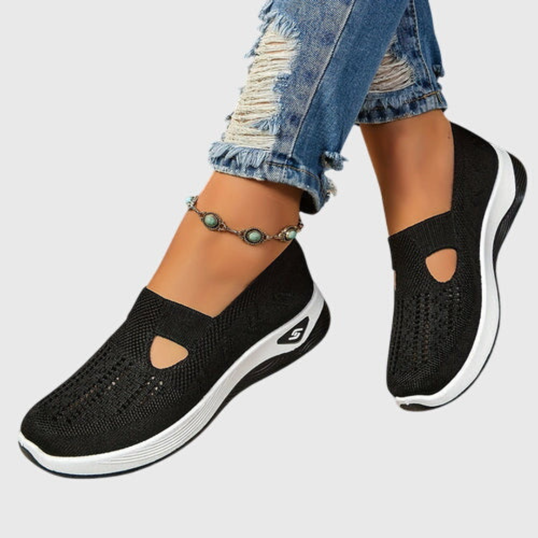 Frieda | Baskets à enfiler en tricot respirantes pour femmes