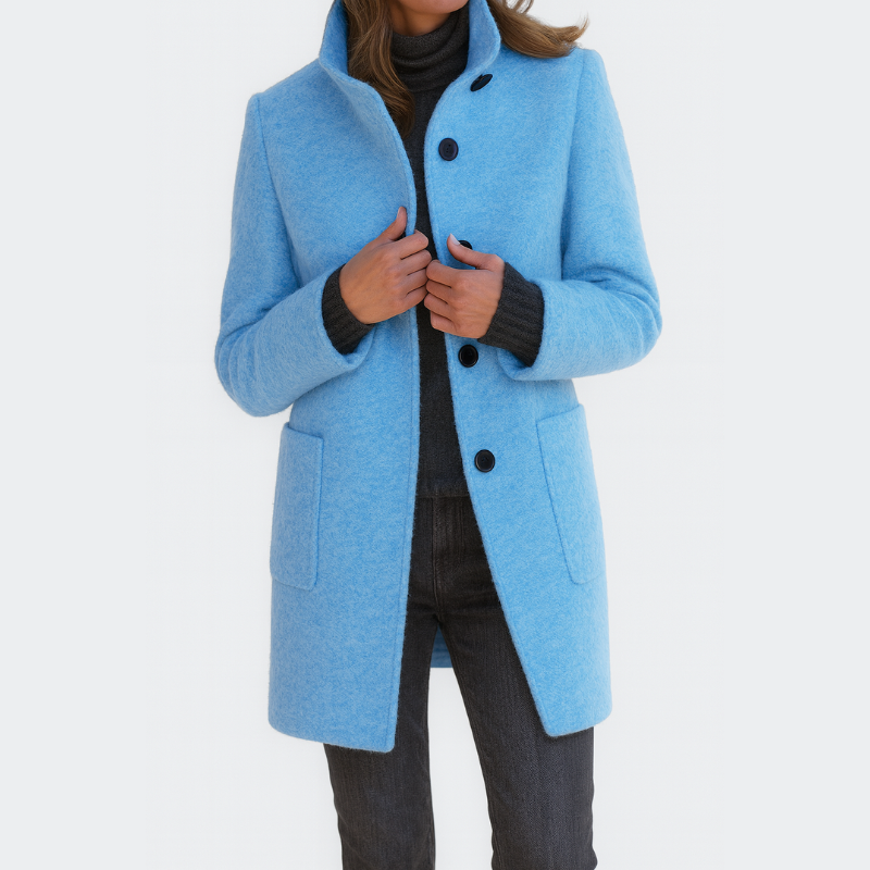 SUZANA | Manteau pour femmes avec col montant