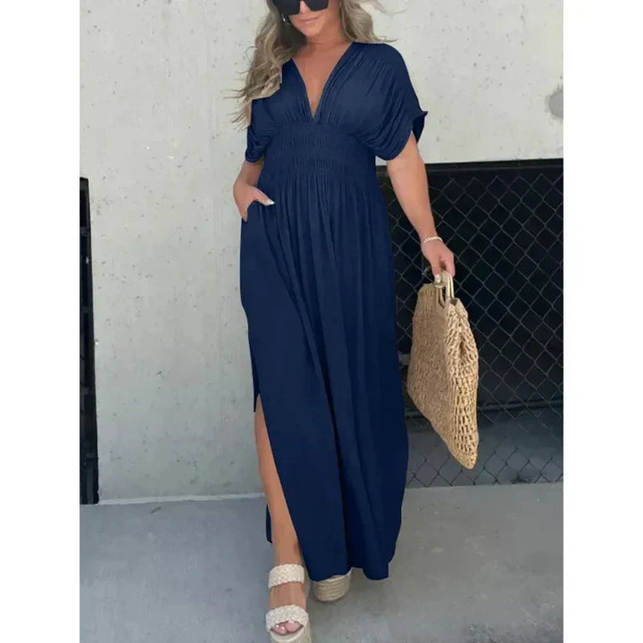 Tara | Robe maxi à décolleté en V