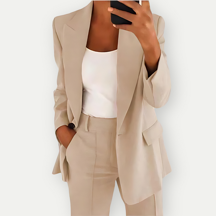 Ensemble blazer et pantalon pour femmes
