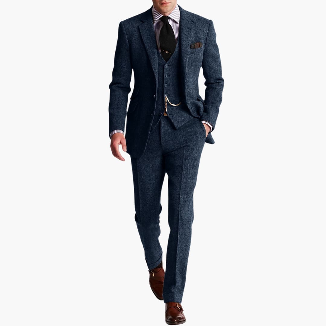 Costume de invité de mariage - style élégant pour hommes avec gilet