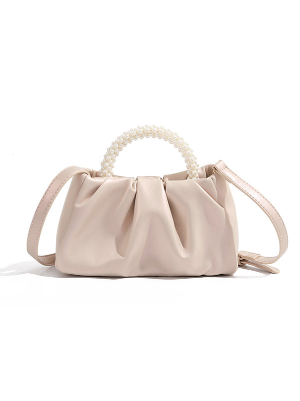 Sac à main perlé à empiècements