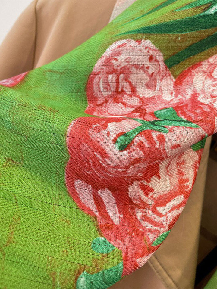 Écharpe à imprimé floral